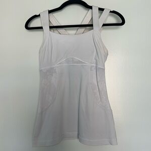 White Lululemon Athletic Top